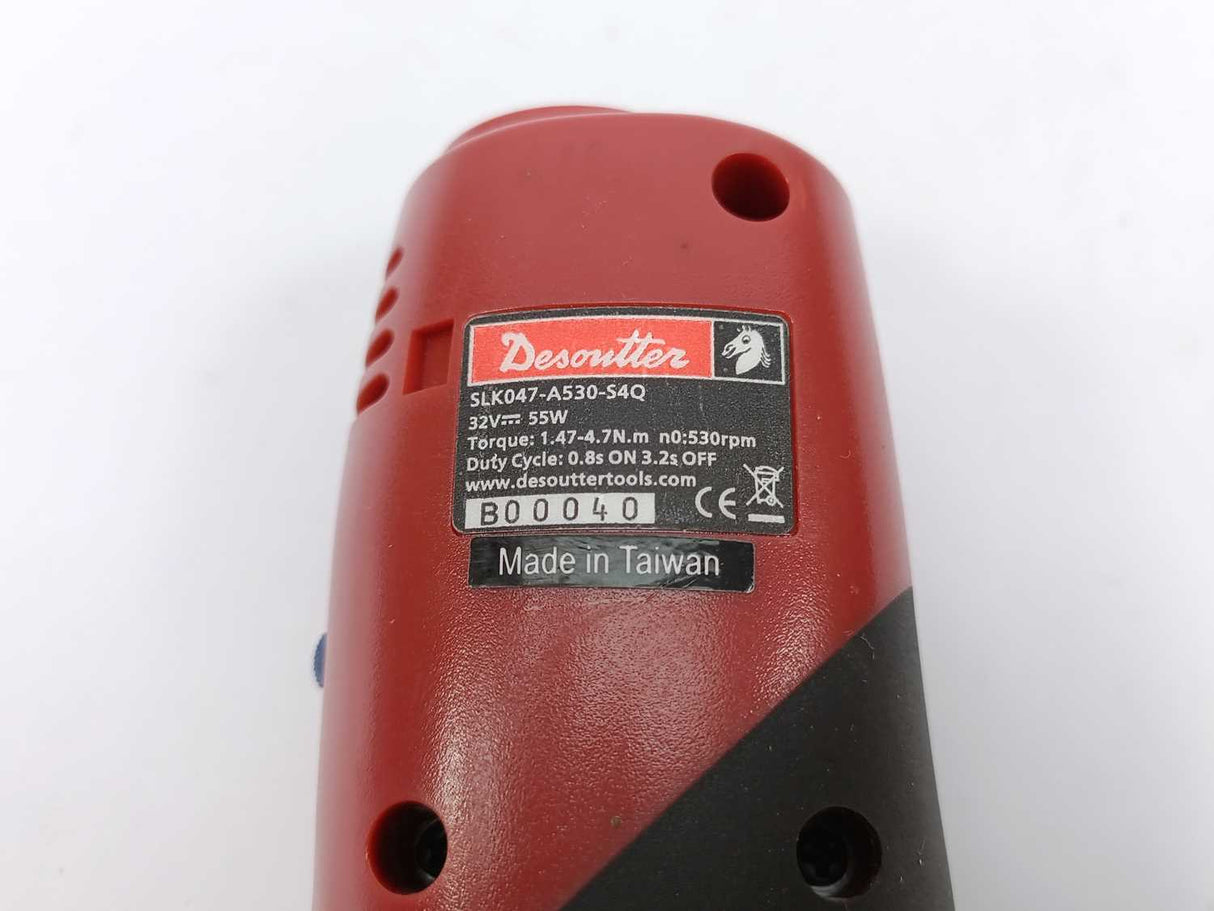 Desoutter SLK047-A530-S4Q Electric Screwdriver Used as Demo model