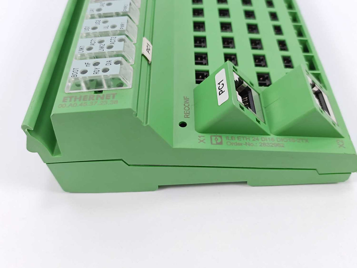 Phoenix Contact 2832962 ILB ETH 24 DI16 DIO16-2TX - Inline Block IO