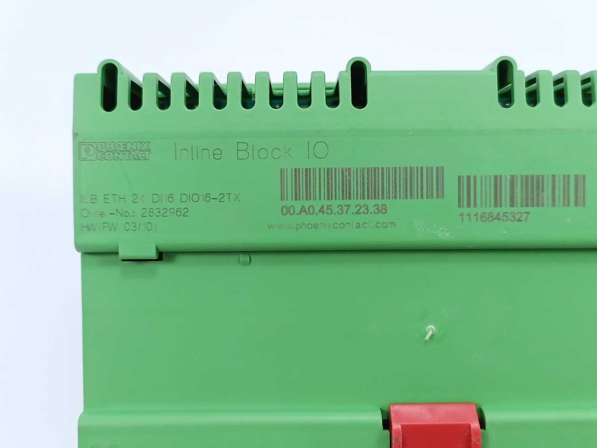 Phoenix Contact 2832962 ILB ETH 24 DI16 DIO16-2TX - Inline Block IO