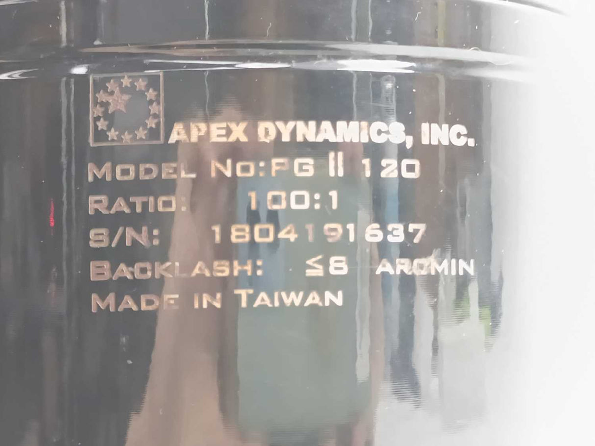 Apex Dynamics PGII120 RATIO: 100:1 PGⅡ-Series High Precision Gearbox