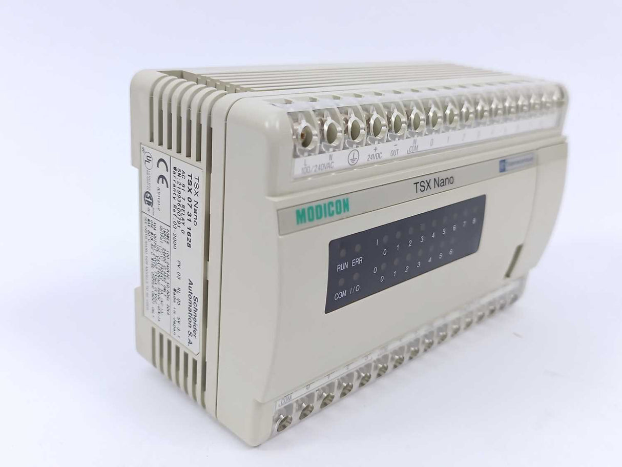 Schneider Automation TSX07311628 Extendable PLC Base TSX Nano
