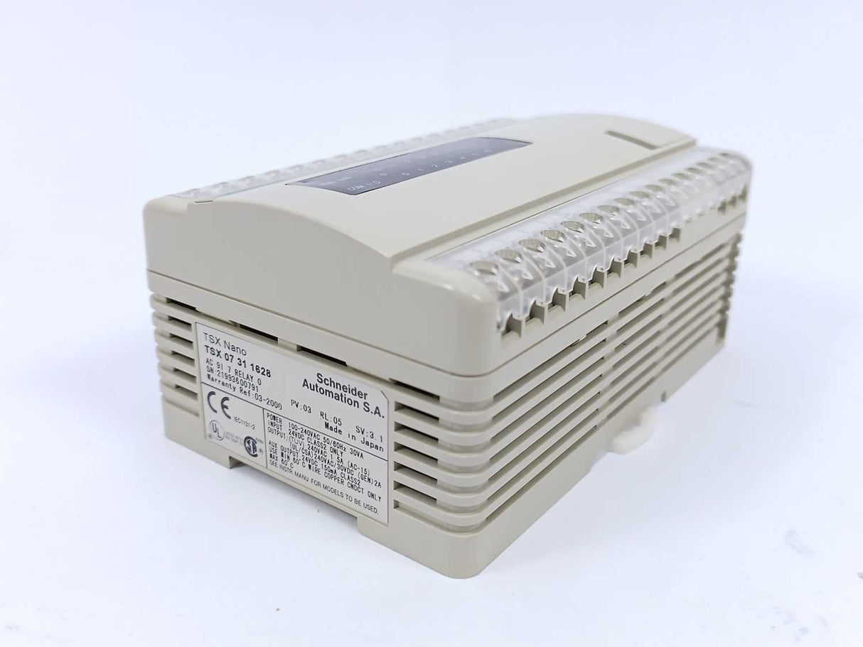 Schneider Automation TSX07311628 Extendable PLC Base TSX Nano