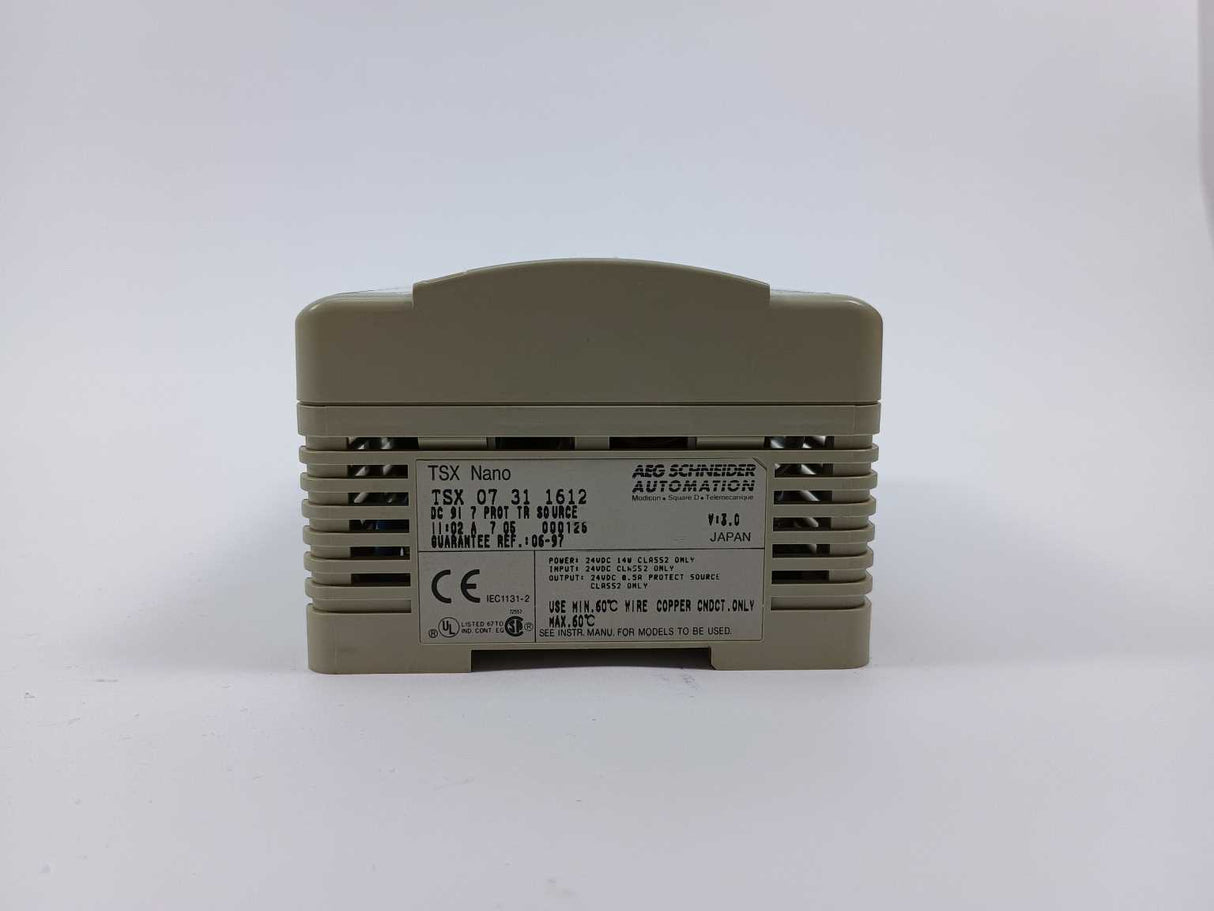 Schneider / Telemecanique TSX07311612 Modicon Extendable Nano PLC Bases