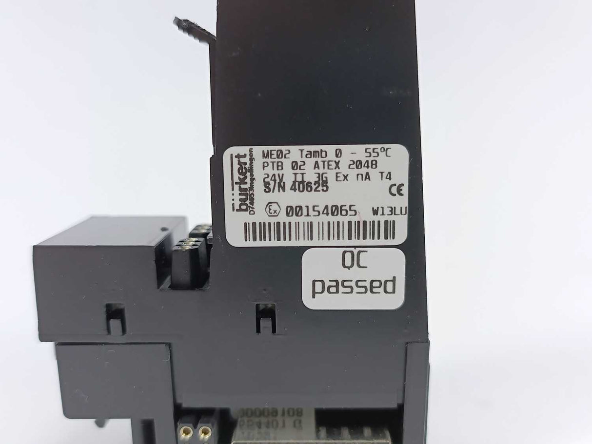 Burkert 00154065 W13LU Connector Module w/ 2 Connectors