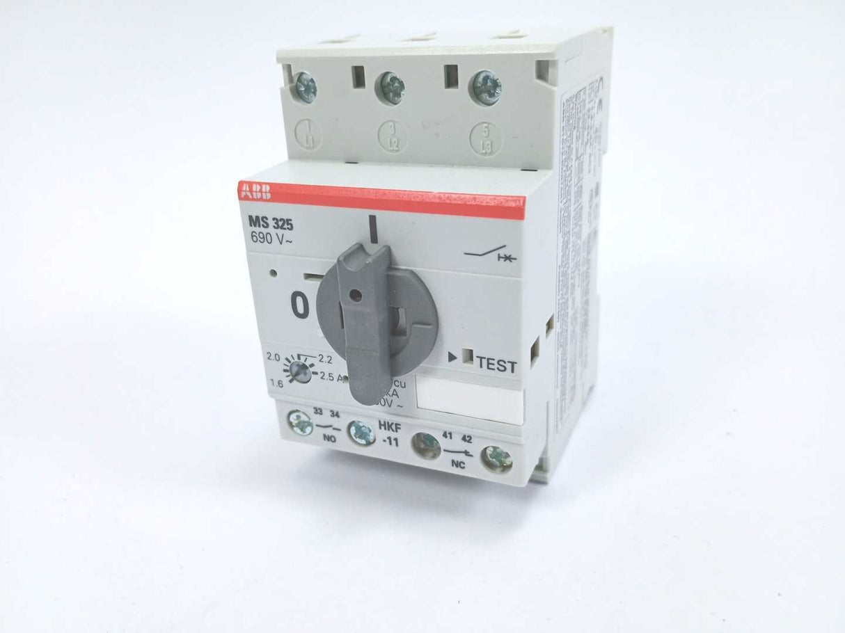 ABB 1SAM150005R0007 MS325-2.5-HKF11 690V Motor Starter 1,6-2,5A
