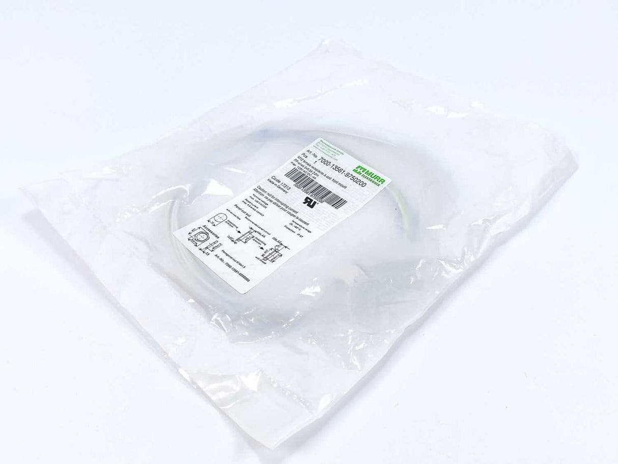 MURR Elektronik 7000-13561-9750200 M12 female receptacle. A-cod. front mount