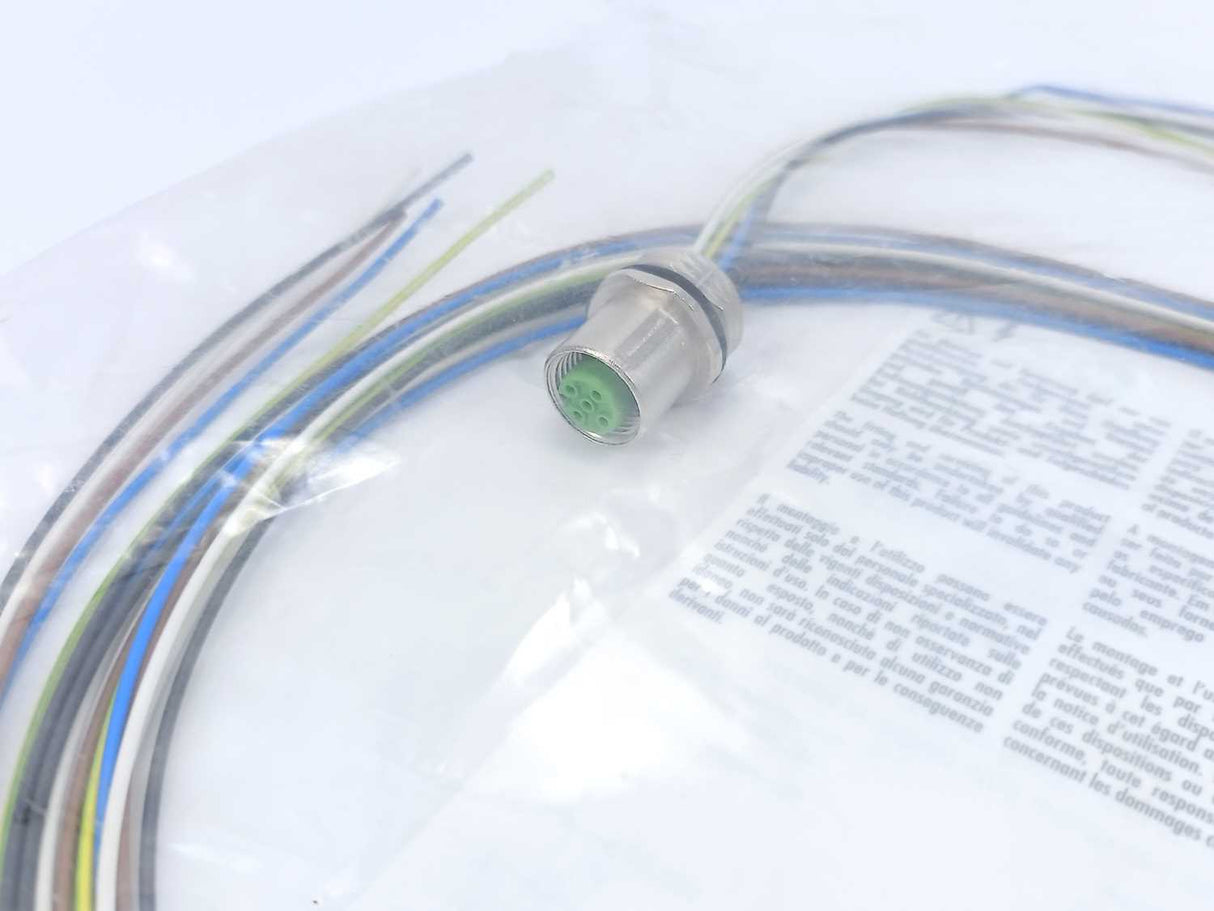 MURR Elektronik 7000-13561-9750200 M12 female receptacle. A-cod. front mount