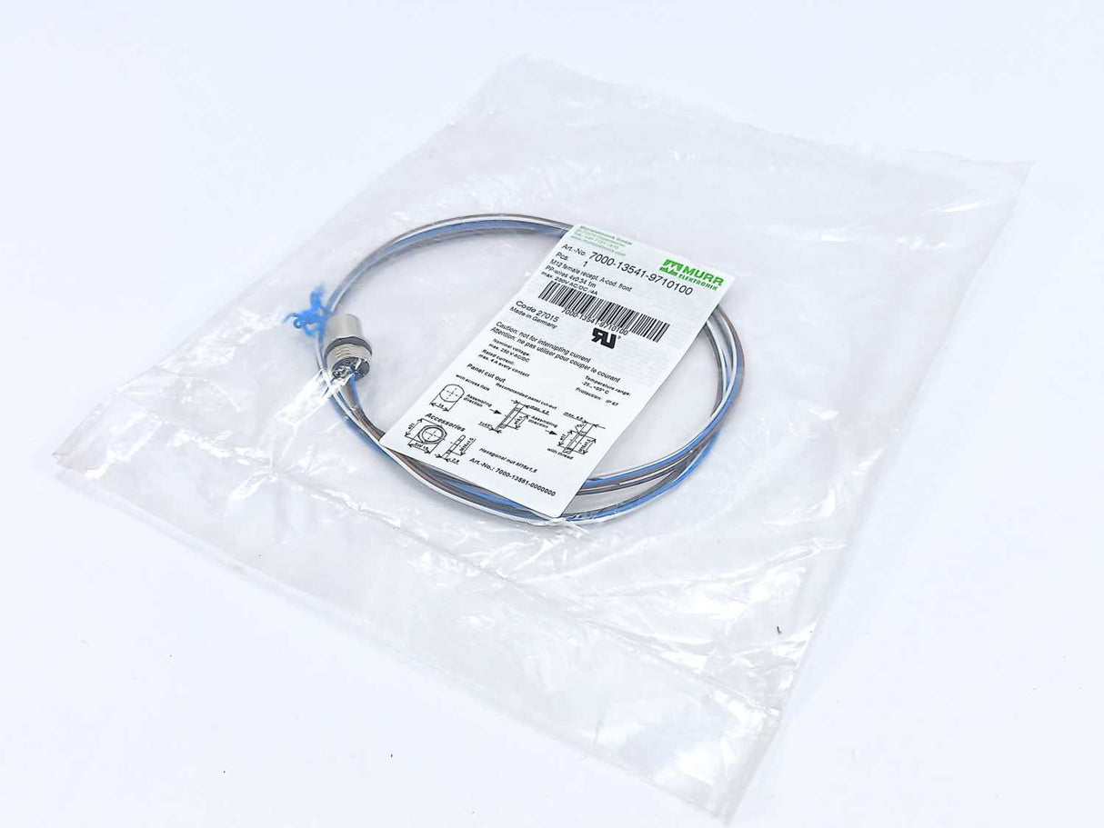 MURR Elektronik 7000-13541-9710100 M12 female recept. A-cod. front