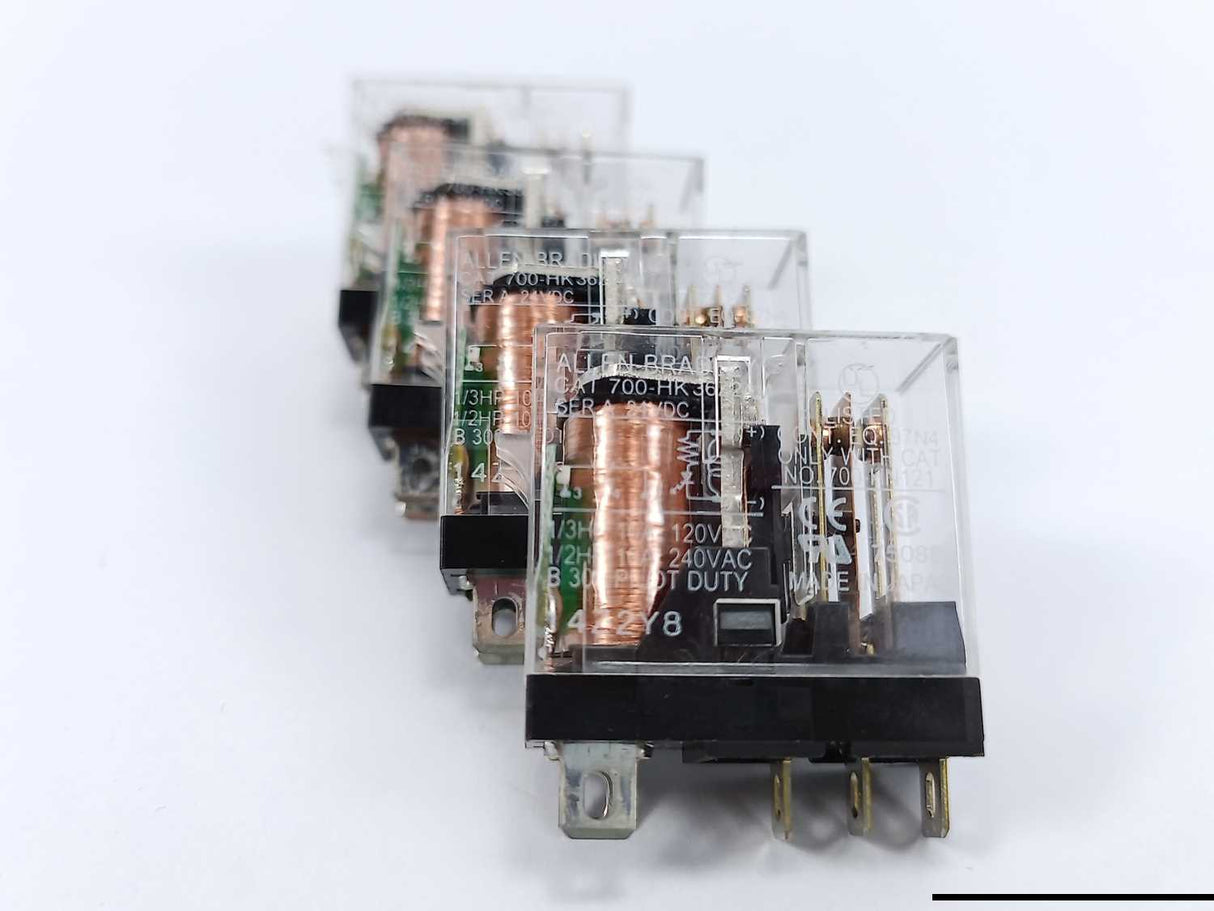 AB 700-HK36Z24-4 Ser. A Relay with "-3" Option 24V DC 4 Pcs.