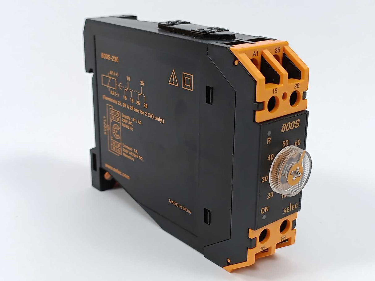 SELEC 800S-1-ON-60S On delay, Single Time Range