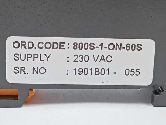 SELEC 800S-1-ON-60S On delay, Single Time Range