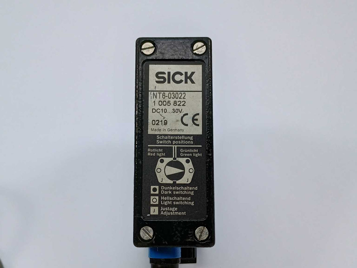 SICK 1005822 NT6-03022 CONTRAST SENSOR