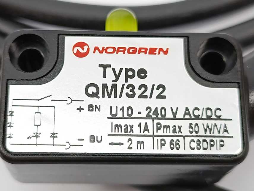 NORGREN QM/32/2 QM/32 magnetically operated reed switch, 2 m cable