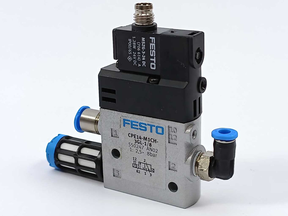 Festo 550247 CPE14-M1CH-3GL-1/8 Air solenoid valve