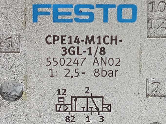 Festo 550247 CPE14-M1CH-3GL-1/8 Air solenoid valve