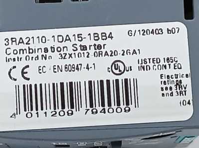 Siemens 3RA2110-1DA15-1BB4 3RT2916-1LM00