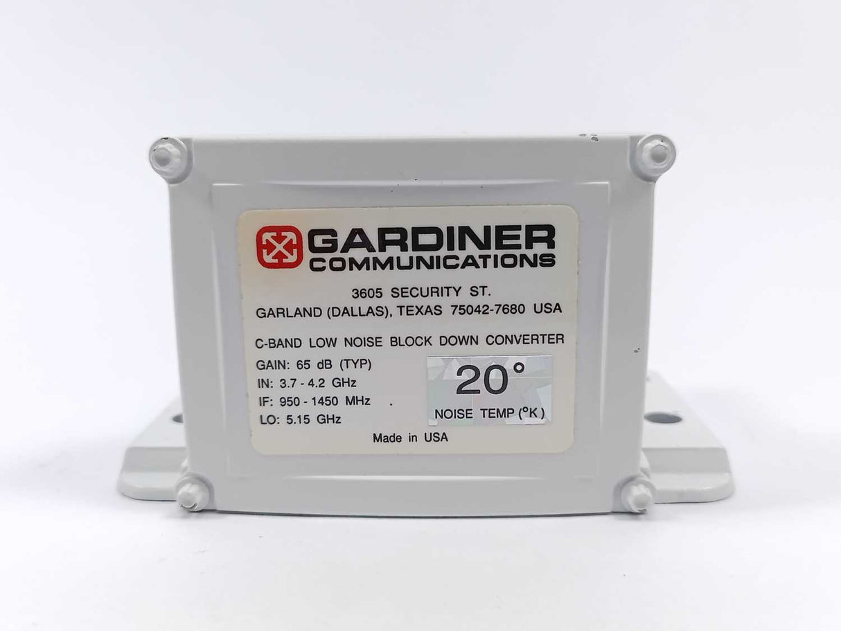 GARDINER 65 dB C-BAND LOW NOISE BLOCK DOWN CONVERTER