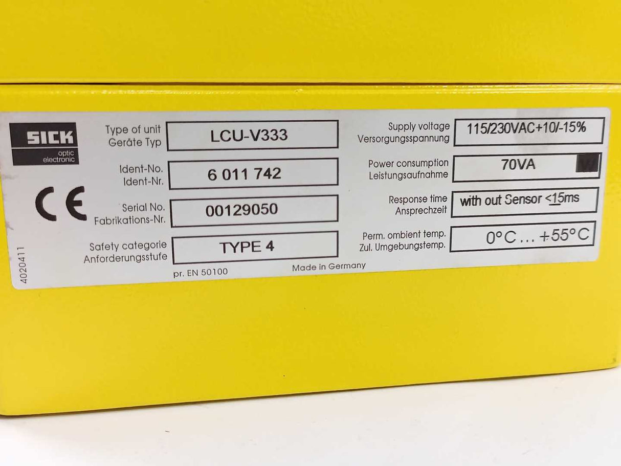 SICK 6011742 LCU-V333