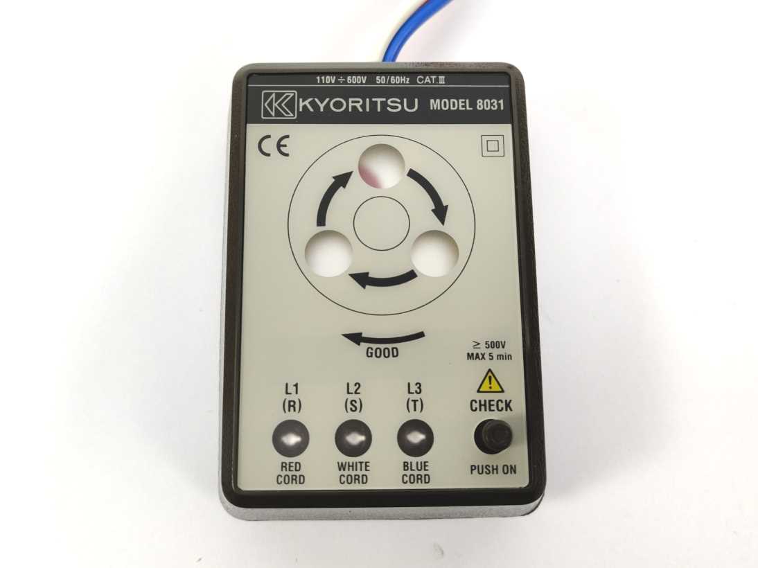 KYORITSU 8031 PHASE INDICATOR
