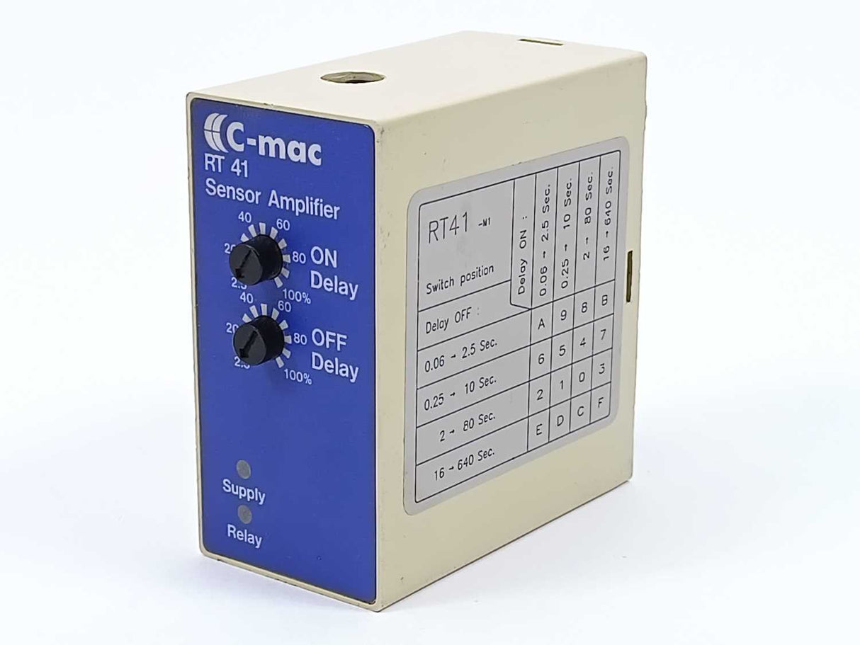 C-mac RT41-1-1-230-M1 Delay ON and delay OFF timer