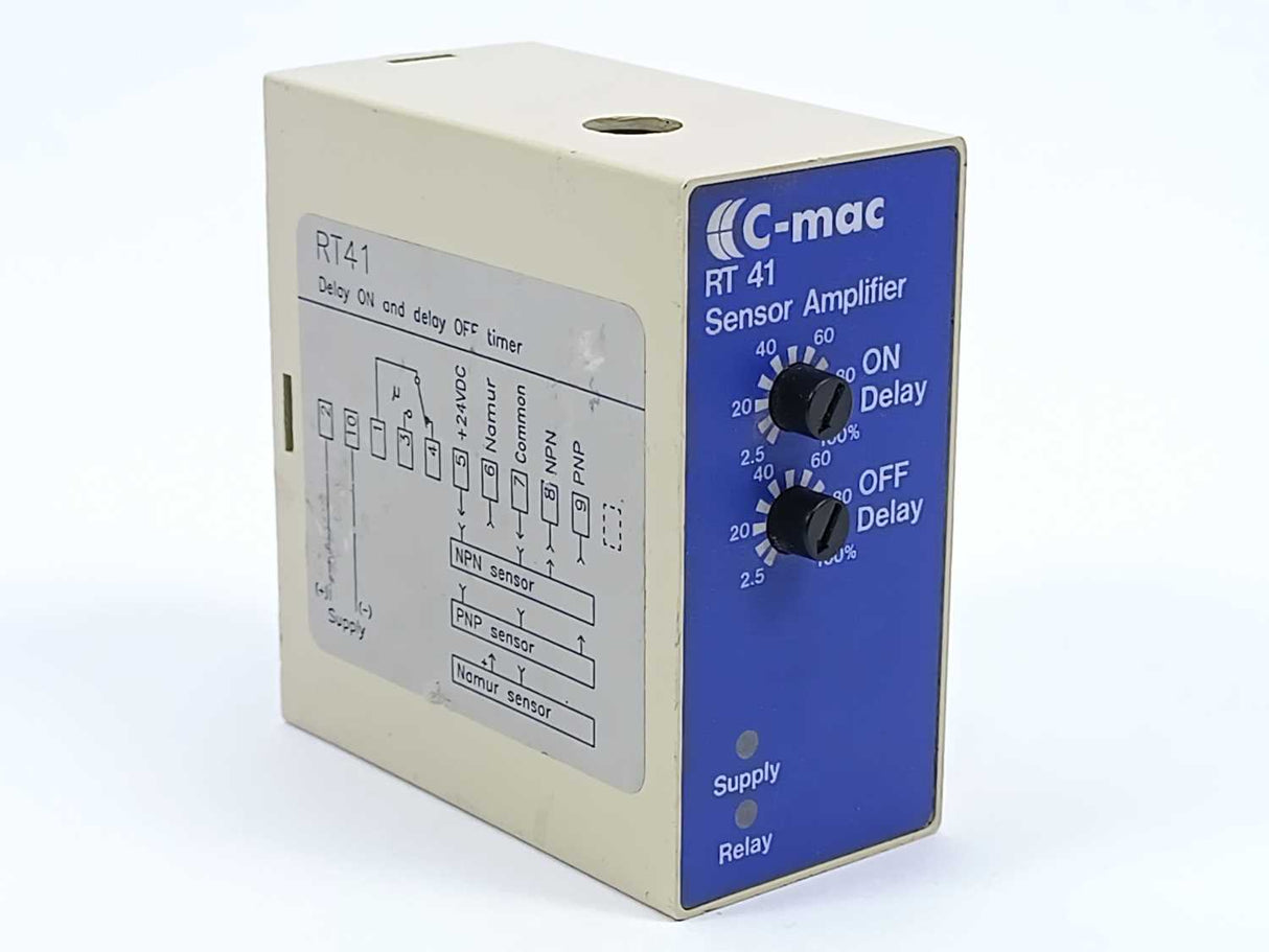 C-mac RT41-1-1-230-M1 Delay ON and delay OFF timer