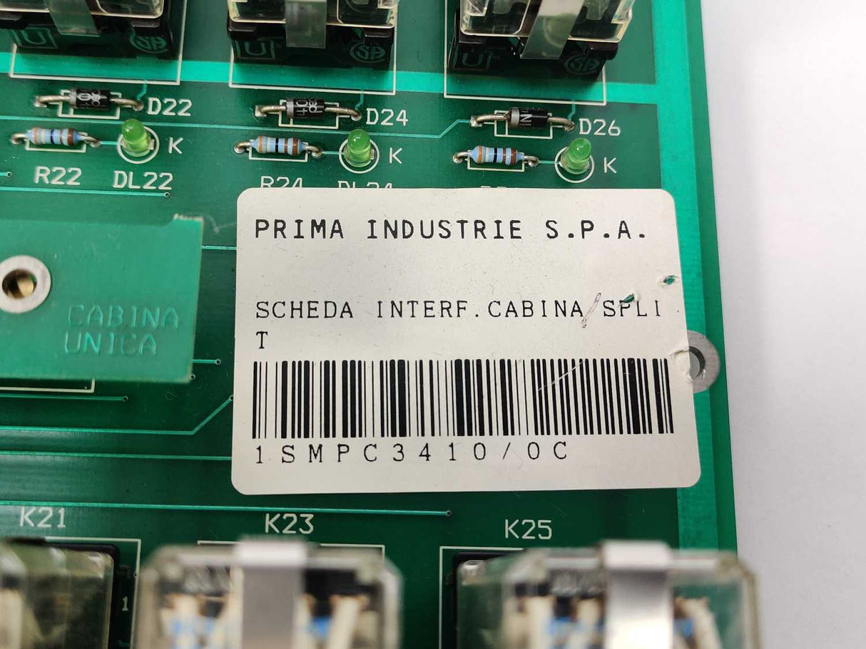 PRIMA 1SMPC3410/0C SPLIT CAB INTERFACE BOARD