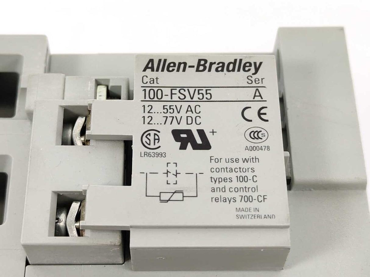 AB 100-C60D*00 Ser B, With Ser A, 100-FSV55 Coil: 24VDC