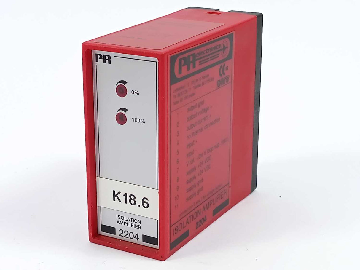 PR Electronics 2204 B2 Isolation amplifier