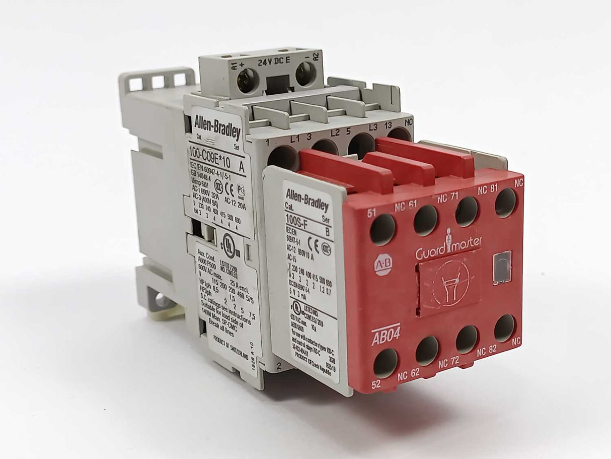 AB 100S-C09EJ14BC Ser. A, 24V Coil Safety Contactor