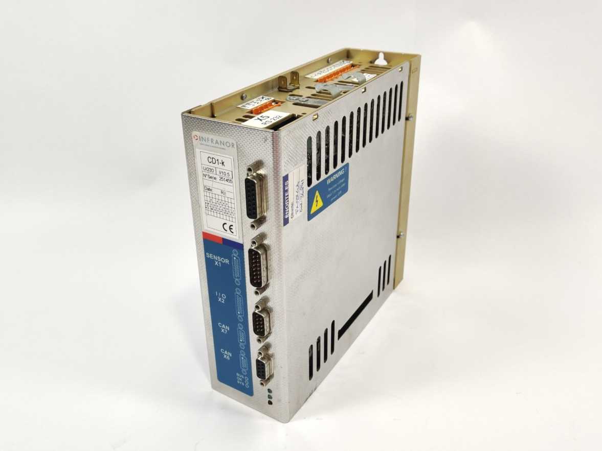Infranor CD1-k 230/10.5 Ser. 251455, Amplifier dead, spare parts