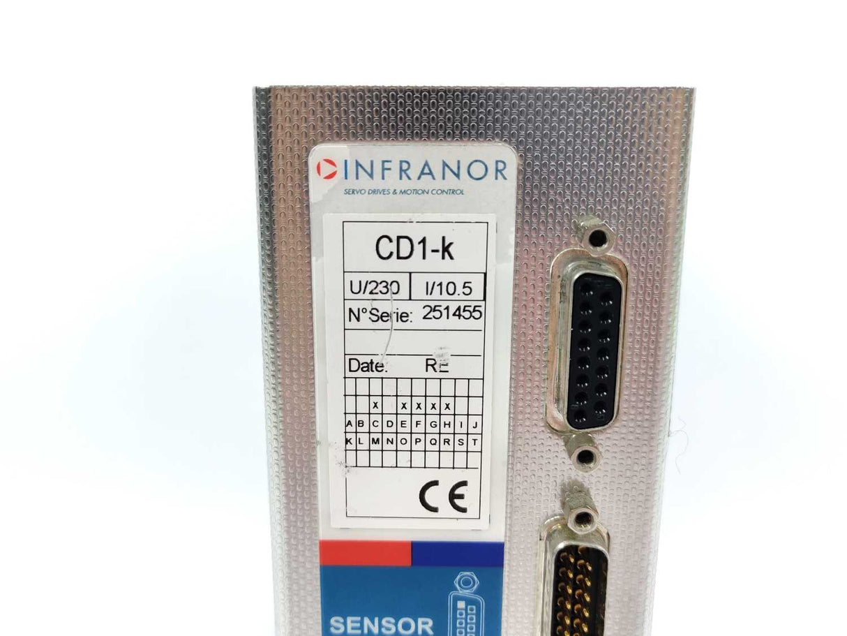 Infranor CD1-k 230/10.5 Ser. 251455, Amplifier dead, spare parts
