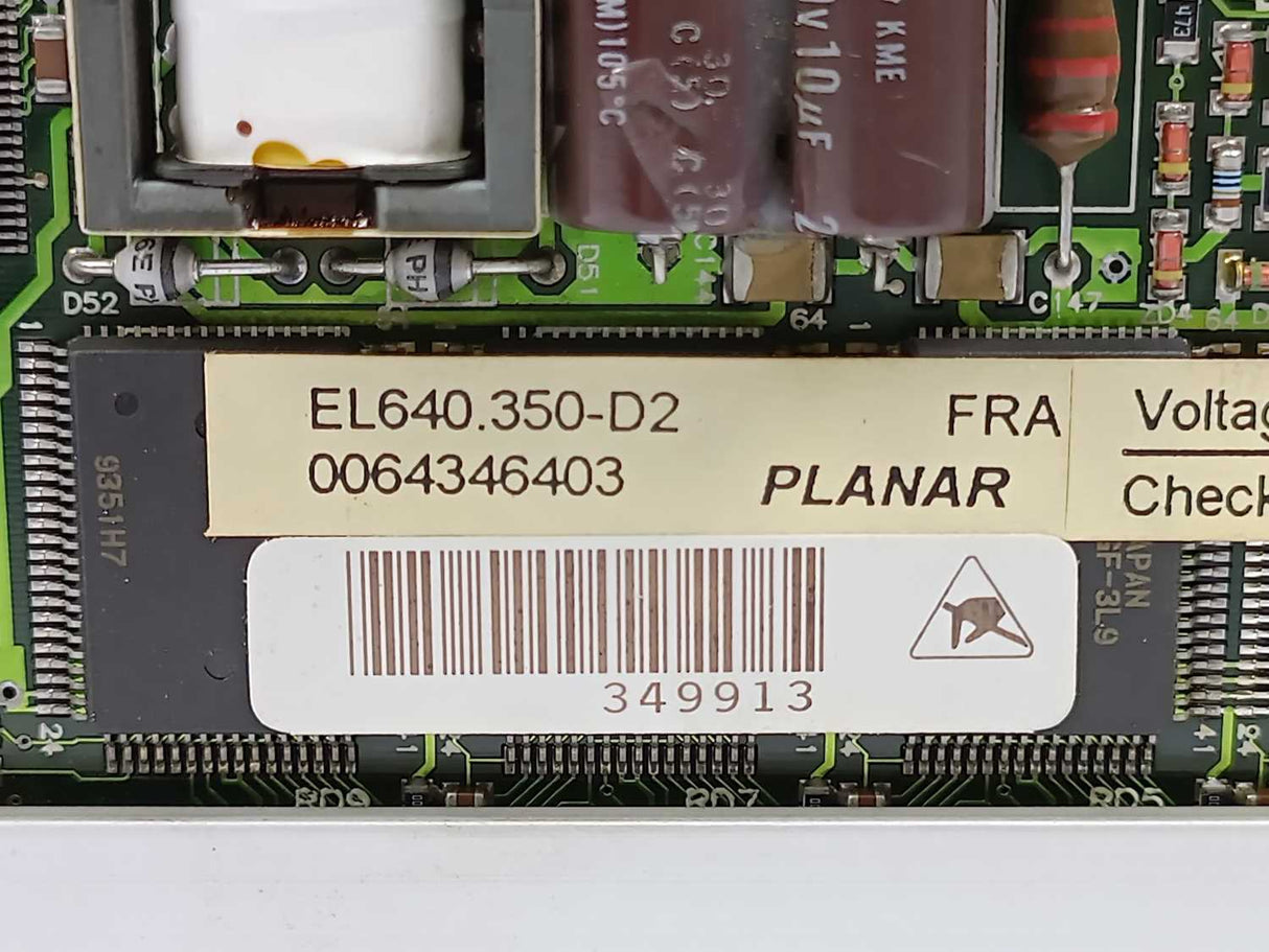 PLANAR EL640.350-D2 AUG 1995 Display Panel