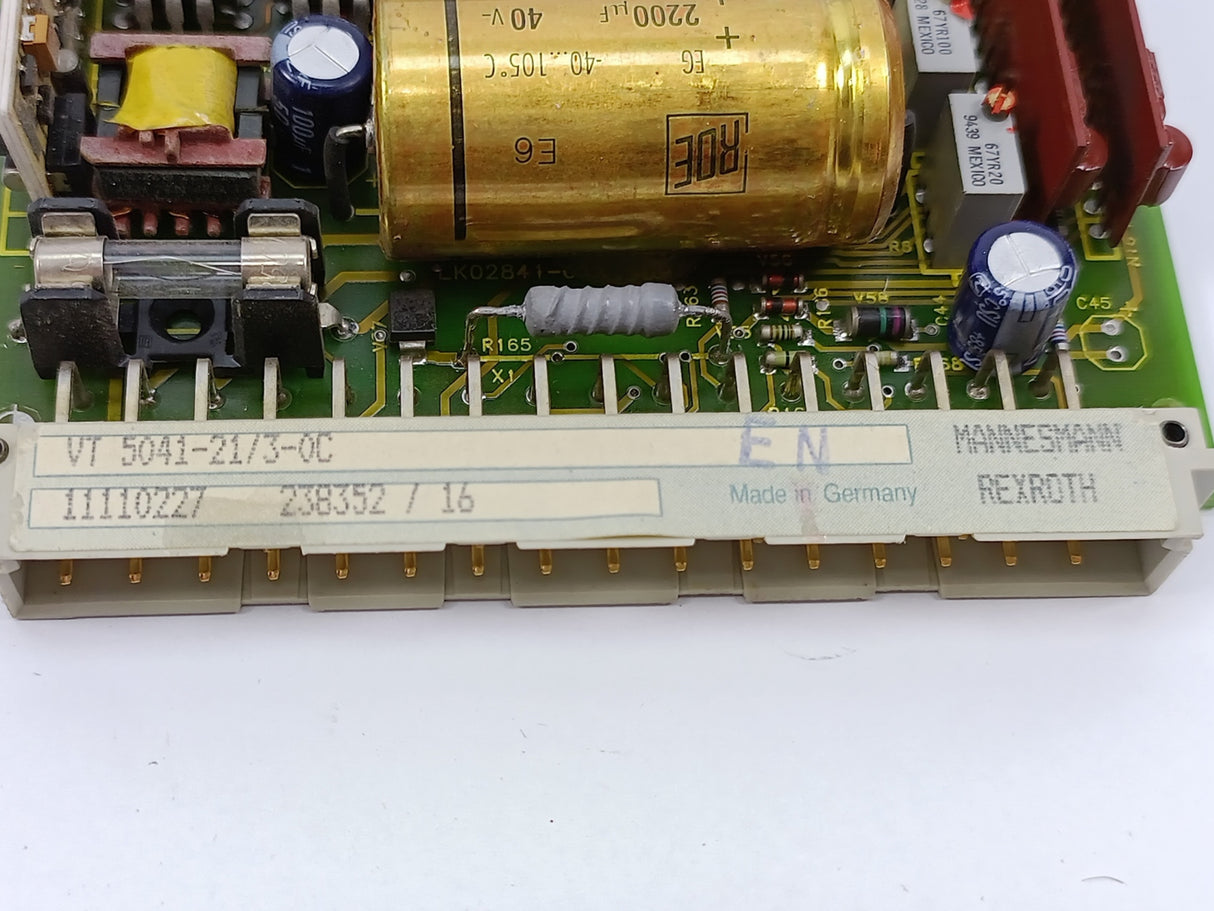 Mannesmann Rexroth VT 5041-21/3-OC Analog Amplifier Card