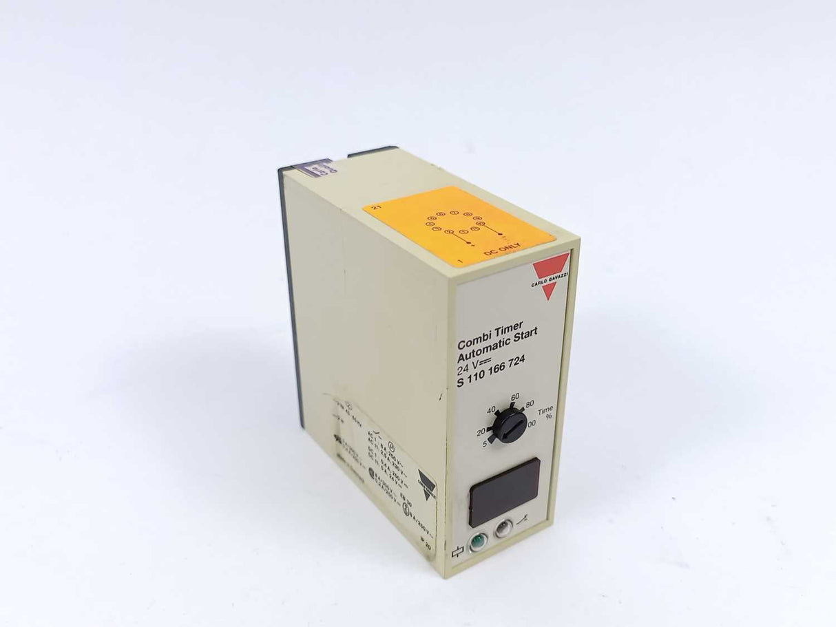 Carlo Gavazzi S 110 166 724 Combi Timer Automatic Start 24V