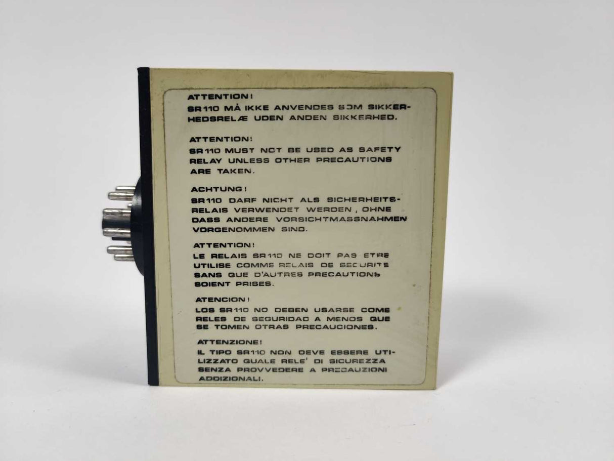 Electromatic SR 110 220 / SE110220 220 V AC Machine Operator Safeguard