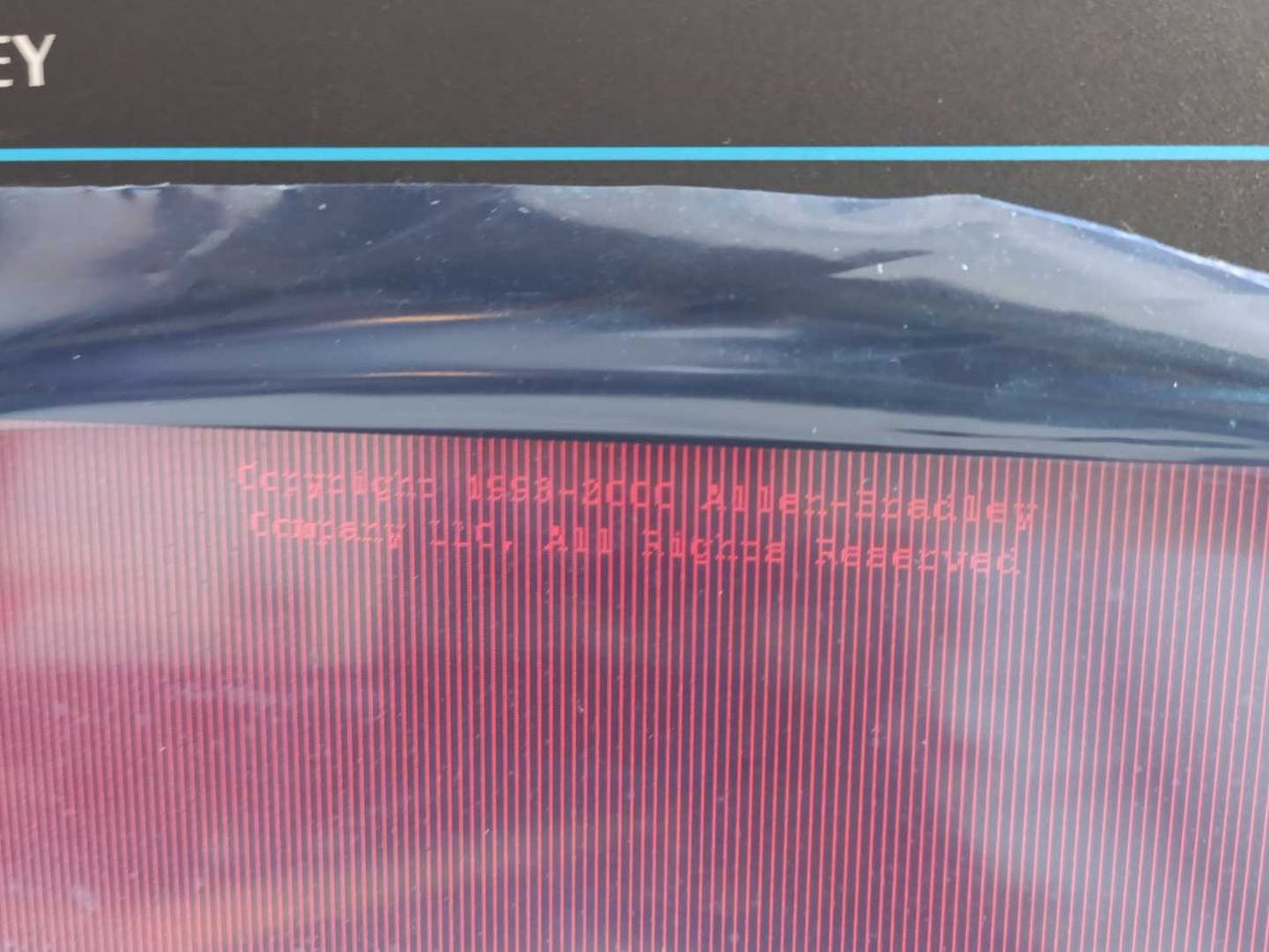 AB 2711-K9A2 PanelView 900 Ser. B Rev. B Frn. 1.02 Defective display