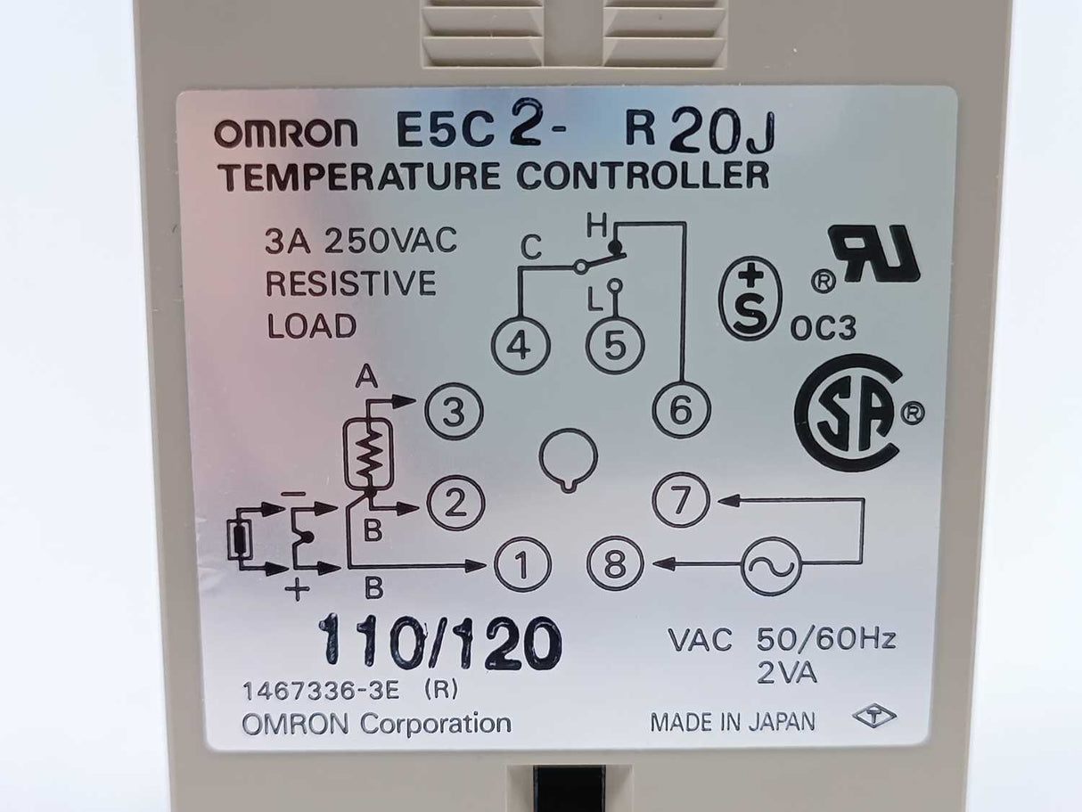 OMRON E5C2-R20J Temperature Controller