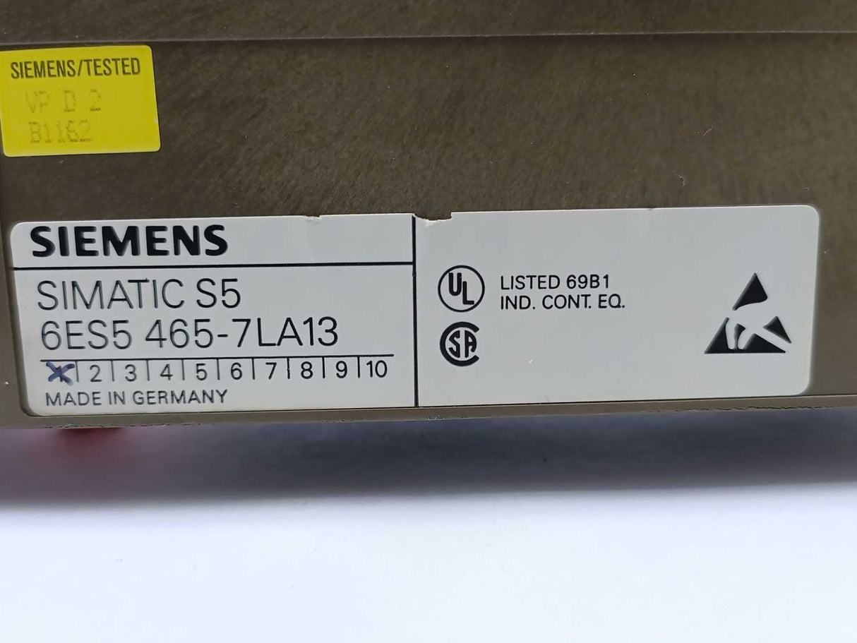 Siemens 6ES5 465-7LA13 SIMATIC S5, Measuring range modules for S5-115U