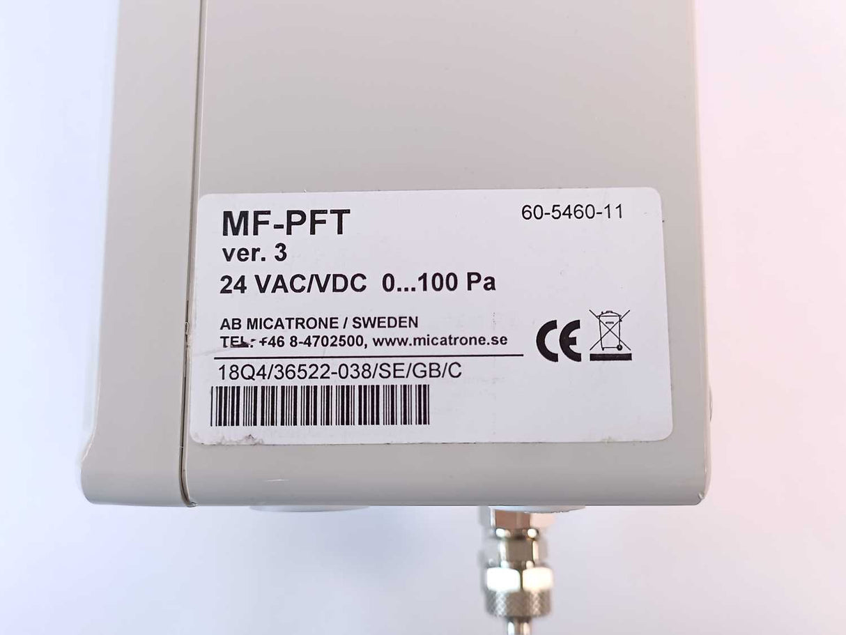 MICATRONE MF-PFT Pressure/Flow Transmitter