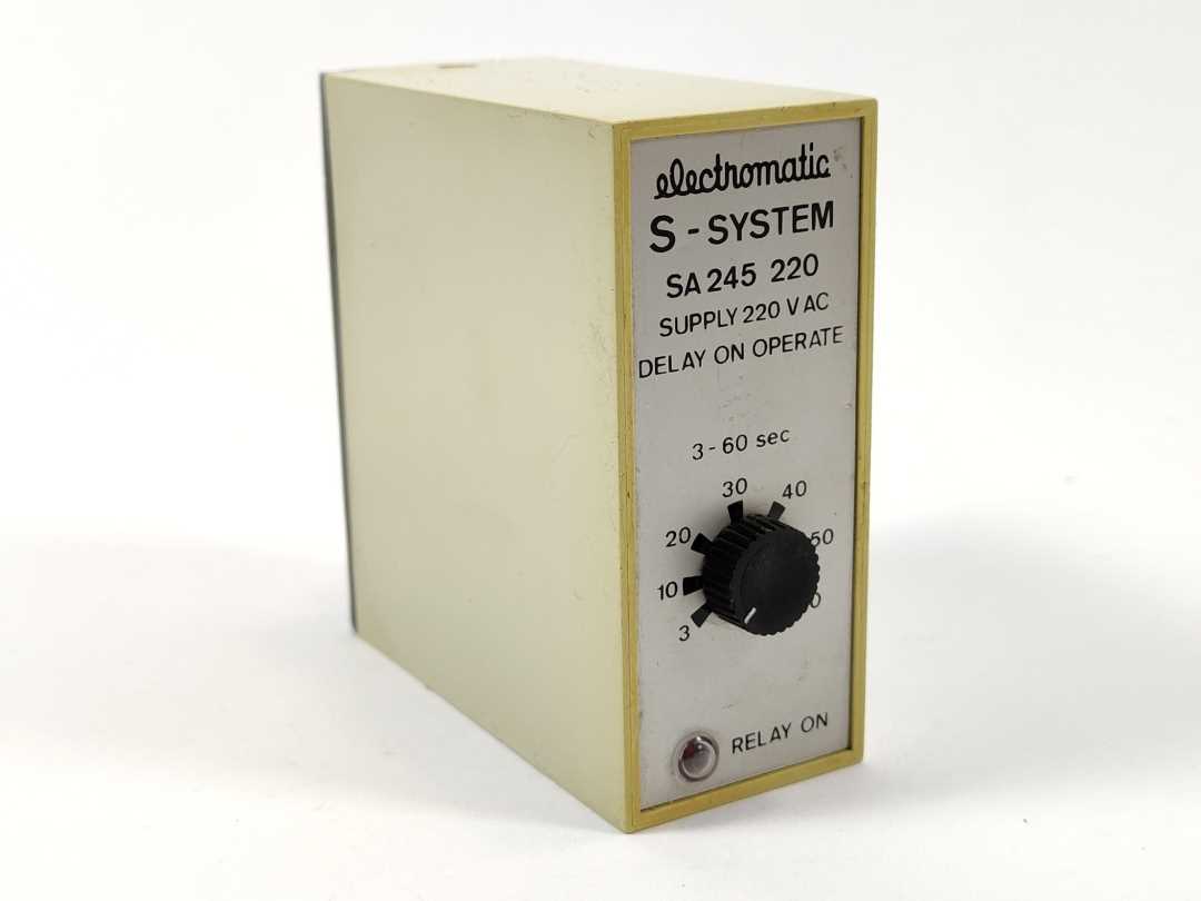 Electromatic SA 245 220 Delay On Operate