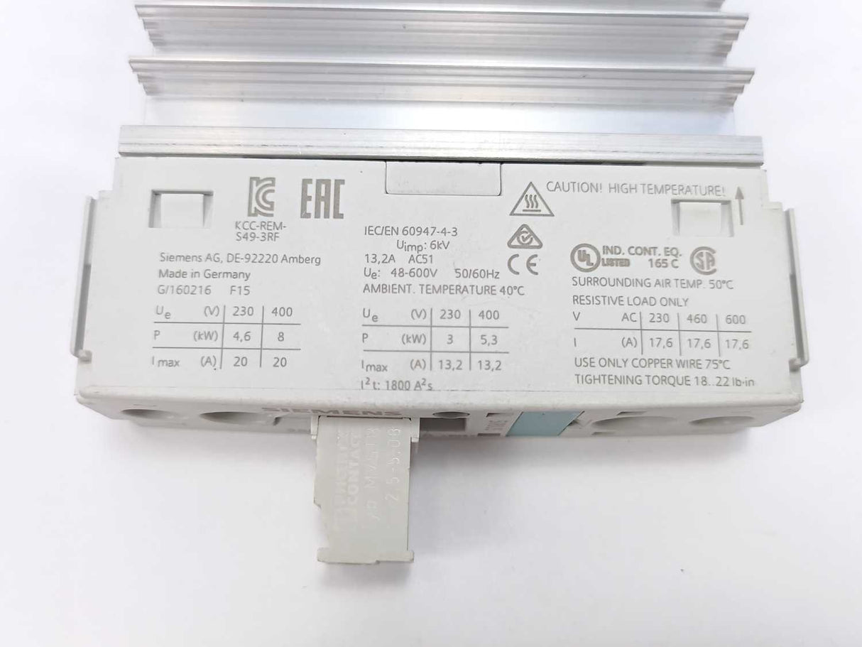 Siemens 3RF2320-1AA26 Sirius Solid-state contactor