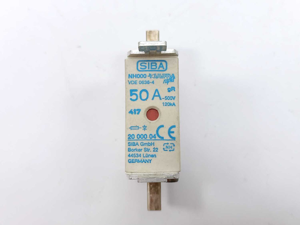 SIBA 2000004.50 NH000 50A Fuse-Link