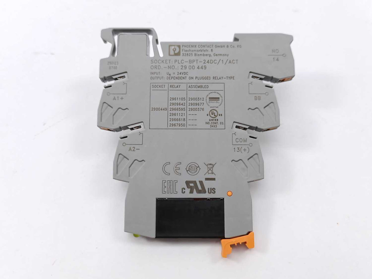 Phoenix Contact 2900449 Relay base 3 Pcs.