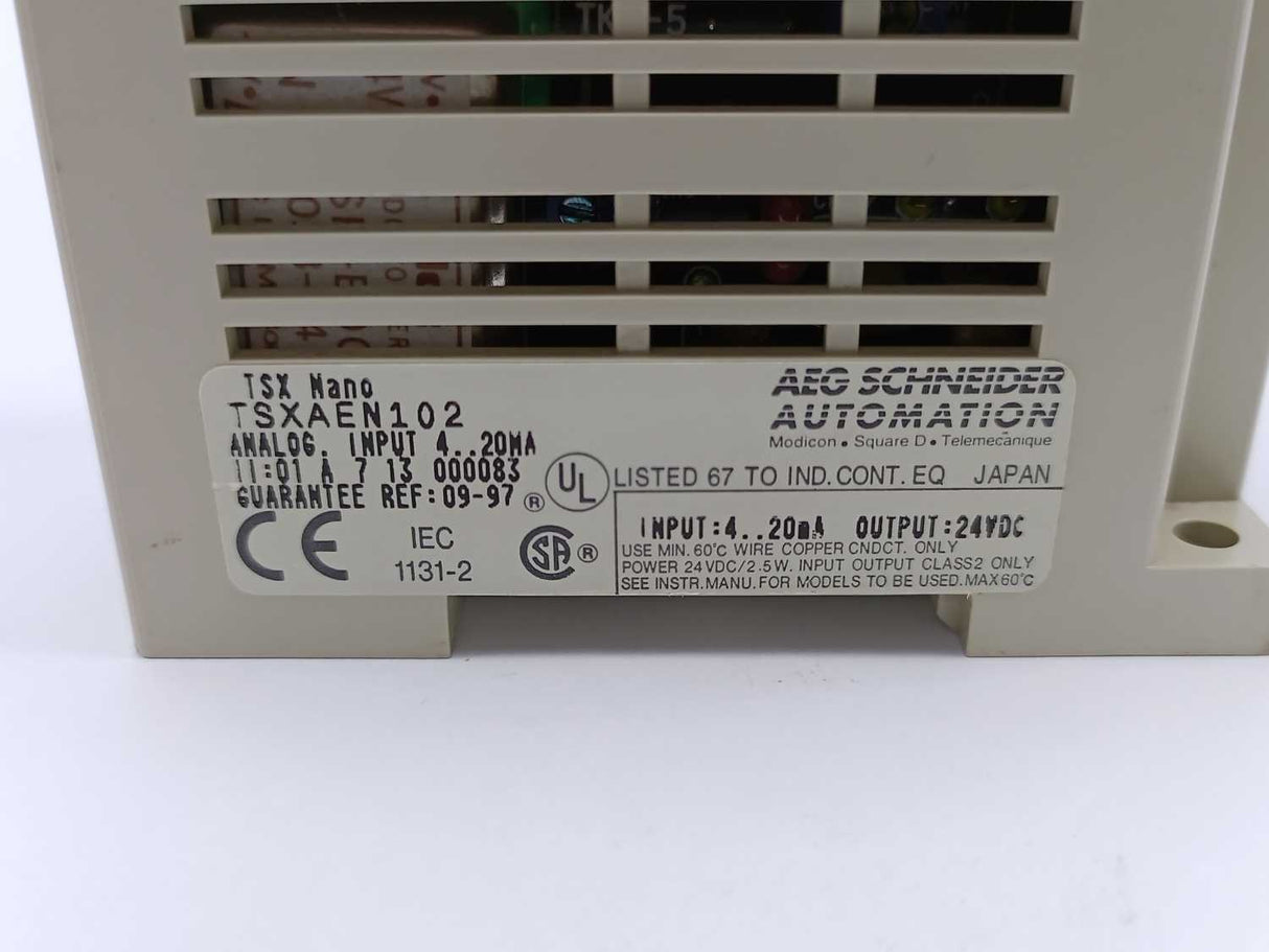 AEG Schneider Automation TSXAEN102 TSX Nano Input Module