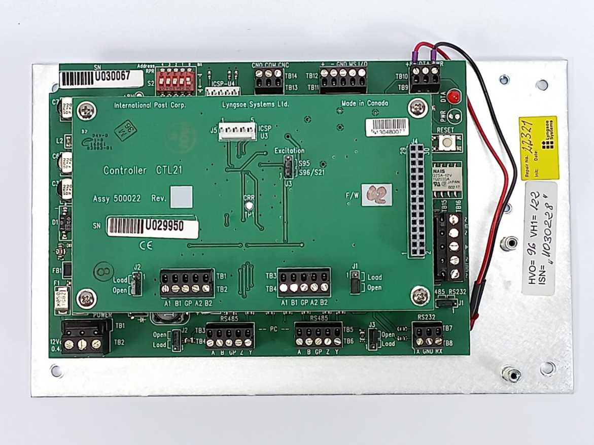 Lyngsoe Systems CTL21 Controller Assy 500022