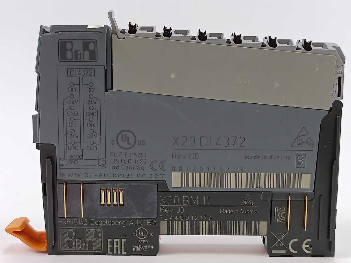 B&R X20DI4372 Digital Input Module with X20 BM 11