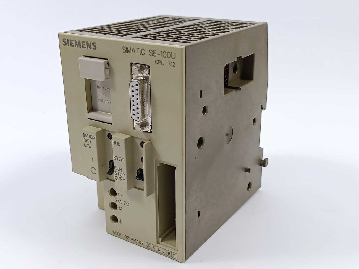 Siemens 6ES5102-8MA02 SIMATIC S5 CPU 102 Central processing unit