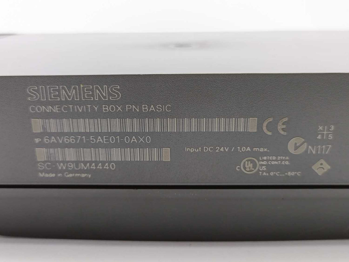 Siemens 6AV6671-5AE01-0AX0 CONNECTIVITY BOX PN BASIC