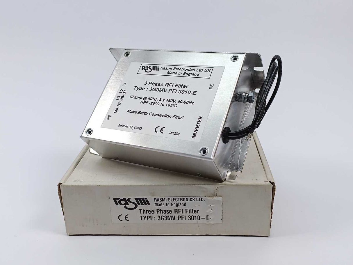 RASMI ELECTRONICS LTD 3G3MVPFI3010-E 3 PHASE RFI FILTER