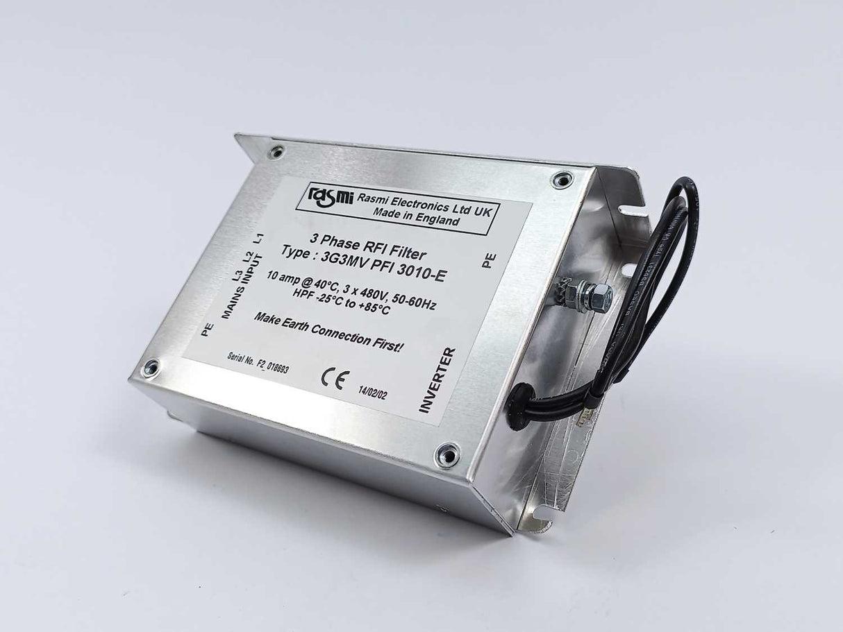 RASMI ELECTRONICS LTD 3G3MVPFI3010-E 3 PHASE RFI FILTER